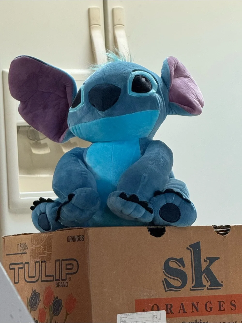 Disney Blue and Purple Stitch Plush Stuffed Animal